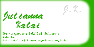 julianna kalai business card